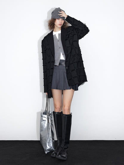 Tassel Damage Nichi Oversize Jacket