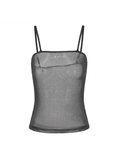 Mesh See-Through Layered Camisole