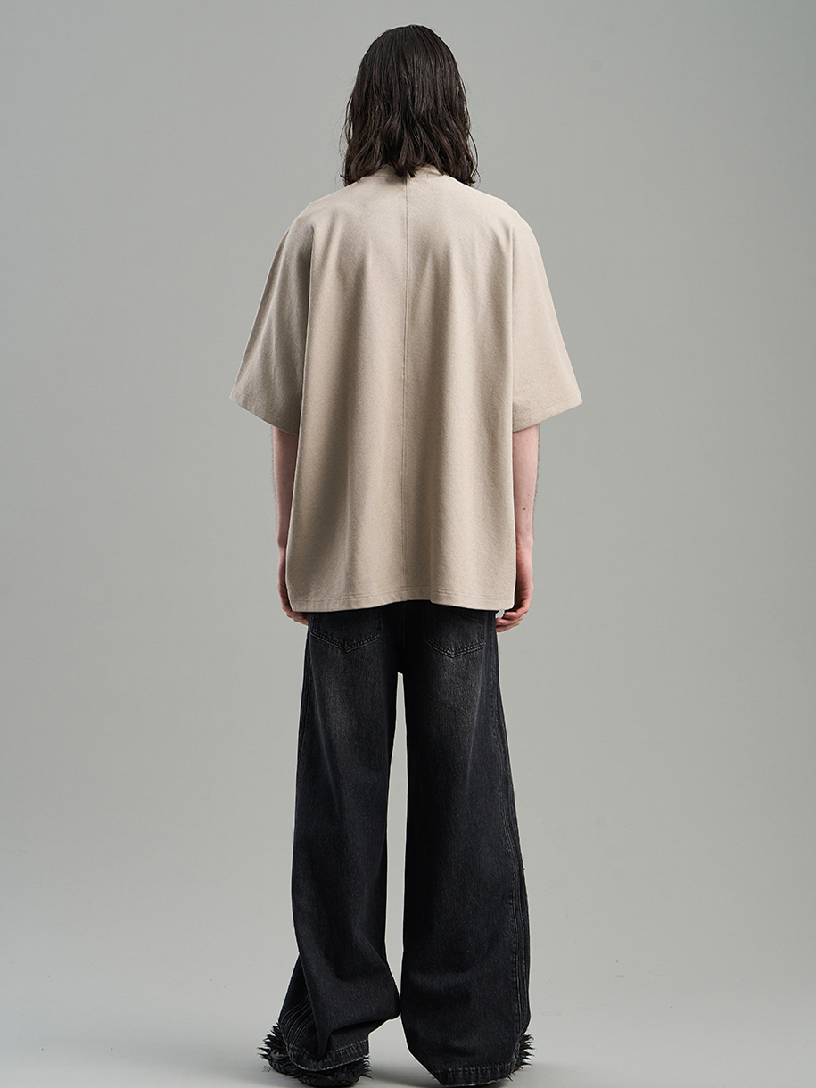 One-point Oversize Casual Simple T-shirt