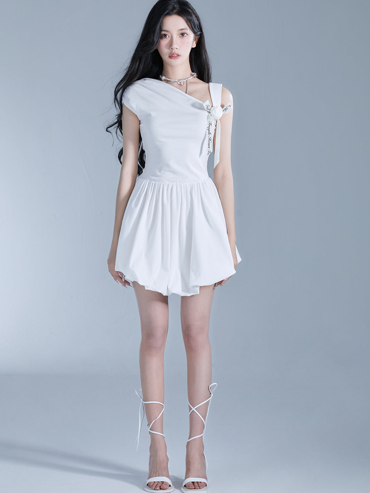 Rose rib onepiece/2color main image 1