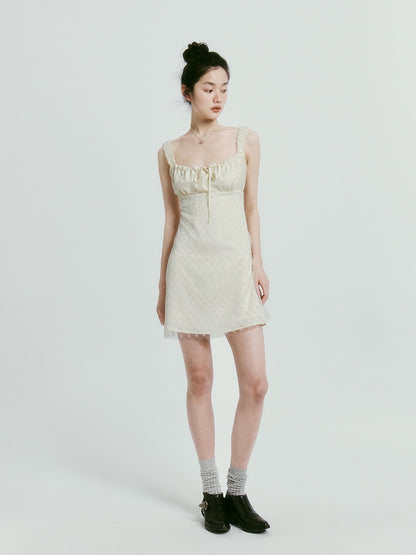 Lace Feminine Sheer Mini-One-Piece