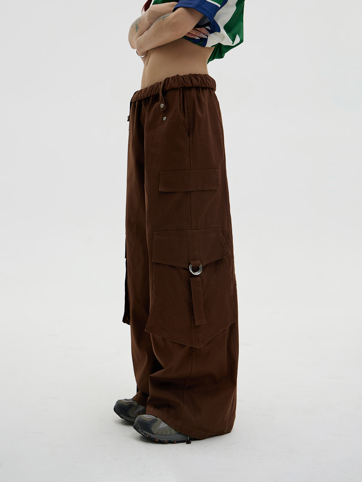 Side-Pocket Casual Flare Work-Pants – ARCANA ARCHIVE