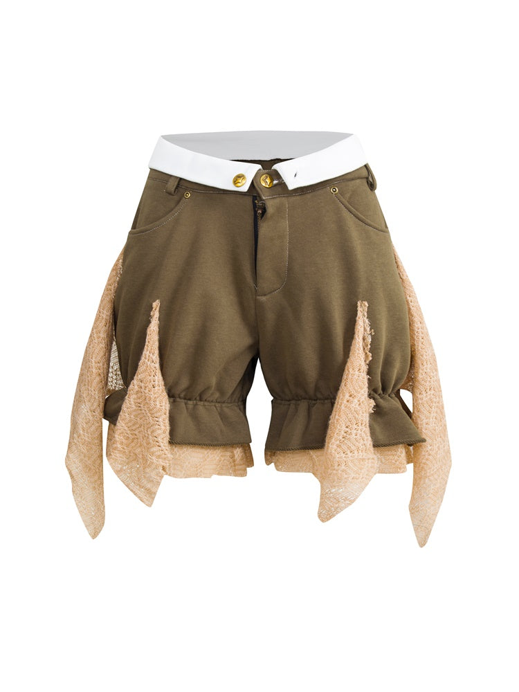 Nichi Lace Balloon Short-Pants