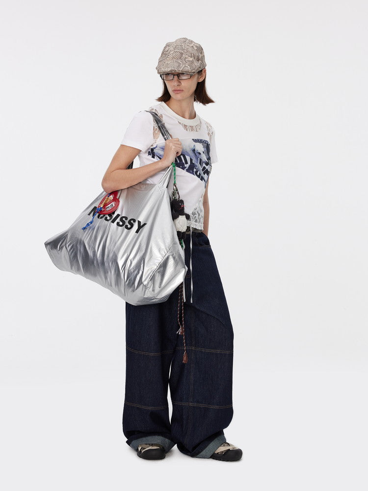 Reversible Big-Siza Large Tote-Bag