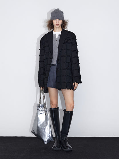 Tassel Damage Nichi Oversize Jacket