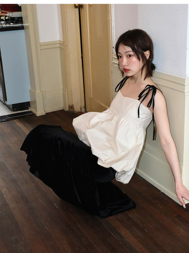 Balloon Volume Nichi Flare Cover Camisole