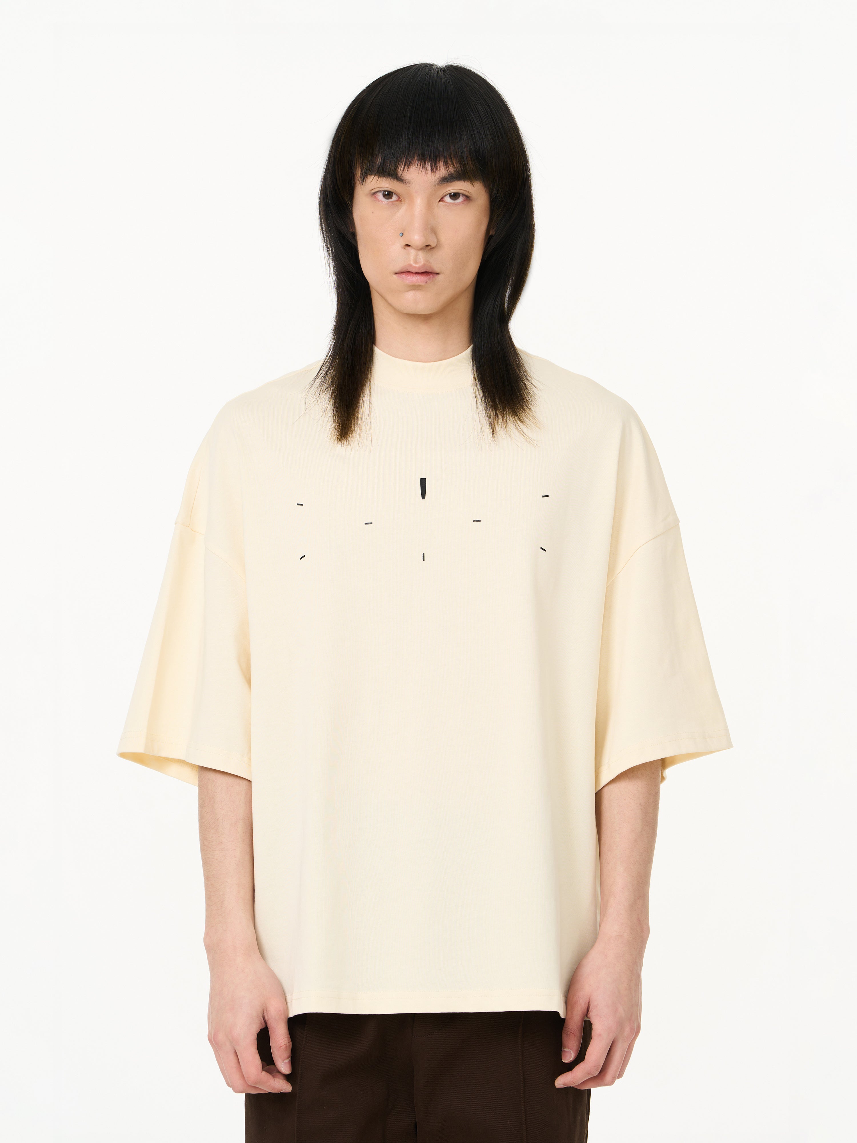 Simple Nichi Modern crew-neck T-shirt