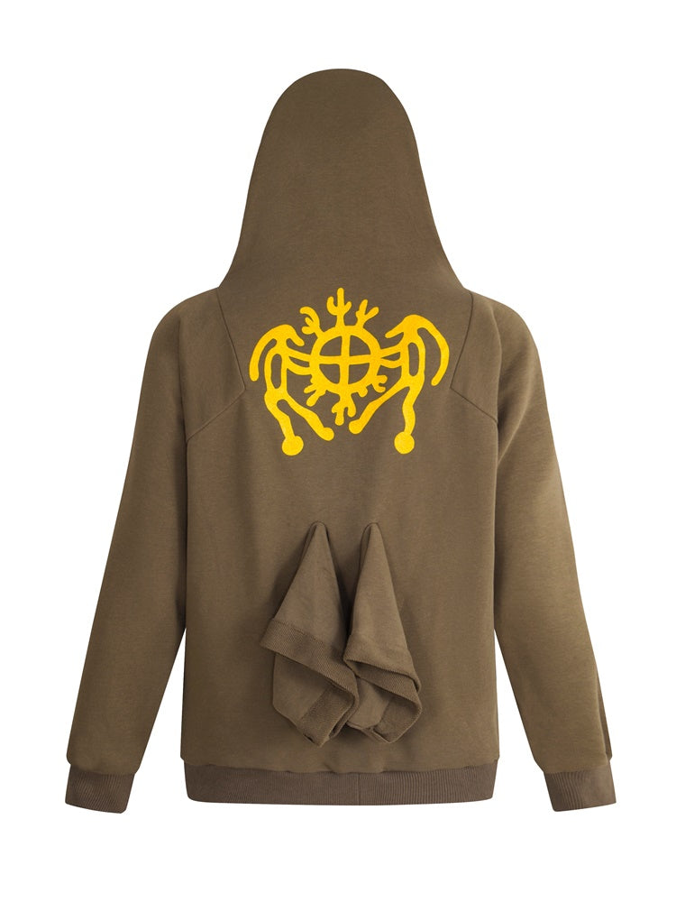 Nichi Symbol Sweat Hoodie Back-Conscious Parka