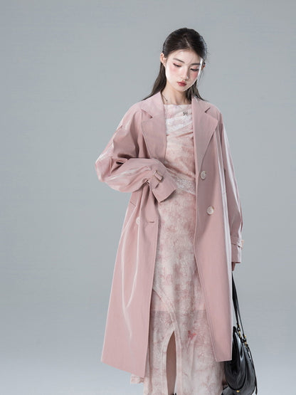 Long Classy Simple Oversize Trench-Coat