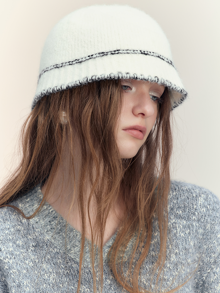 Retro Plain Simple Warm Knit-Hat