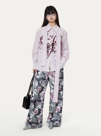 Logic Stripe Oversize Nichi Shirt