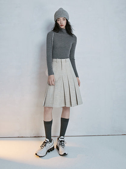 Box-plies skirt longue chic