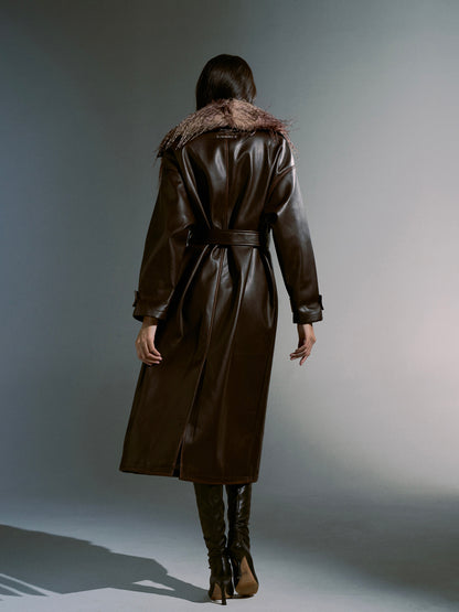 Lederfue High-End Elegant Long Coat