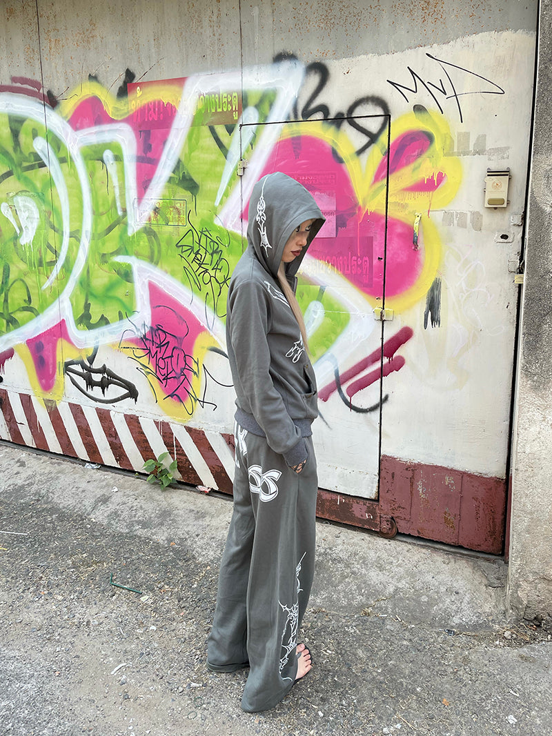 Jersey Casual Sweat Cool Parka&amp;Pants