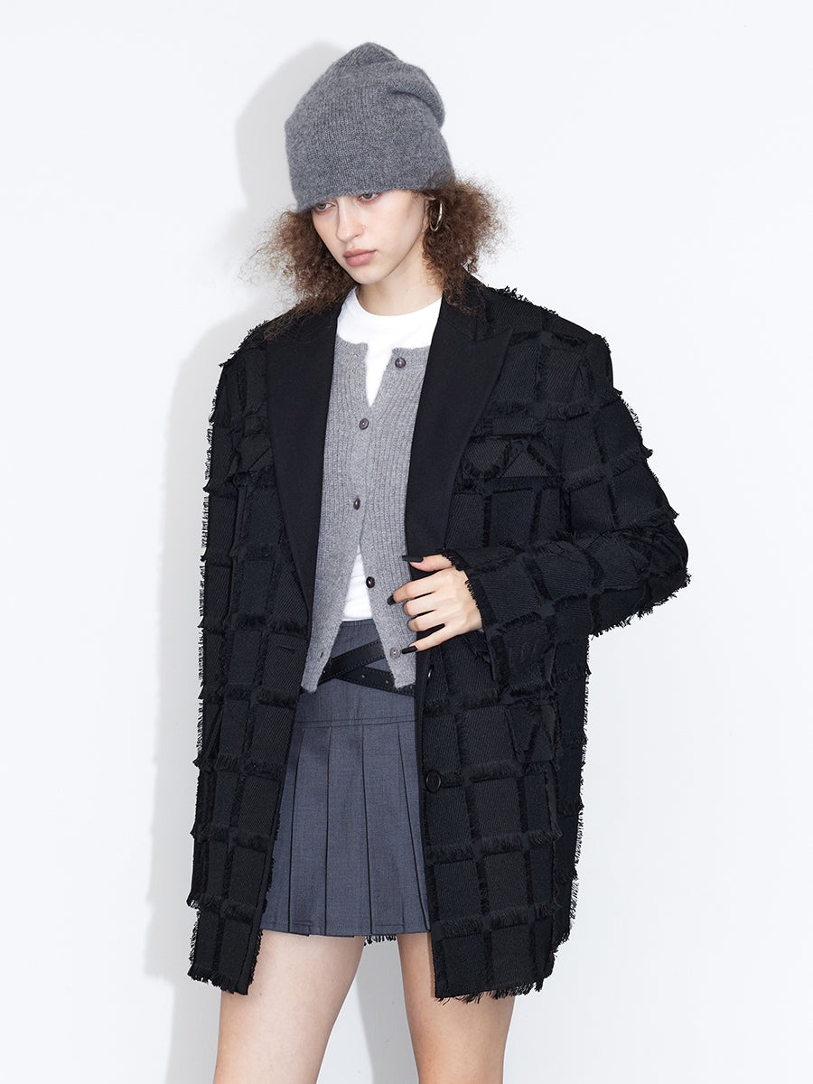 Tassel Damage Nichi Oversize Jacket