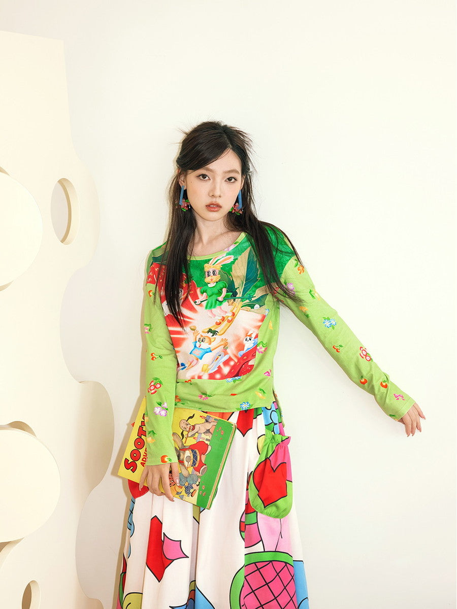 Character Pop Flower Fruit Fancy Cutsew