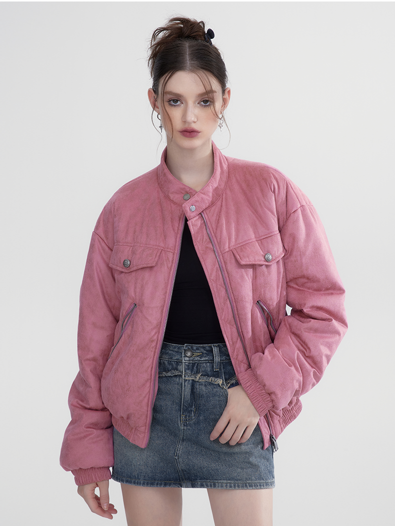 Chekced Retro Girly Cotton Simple Jacket