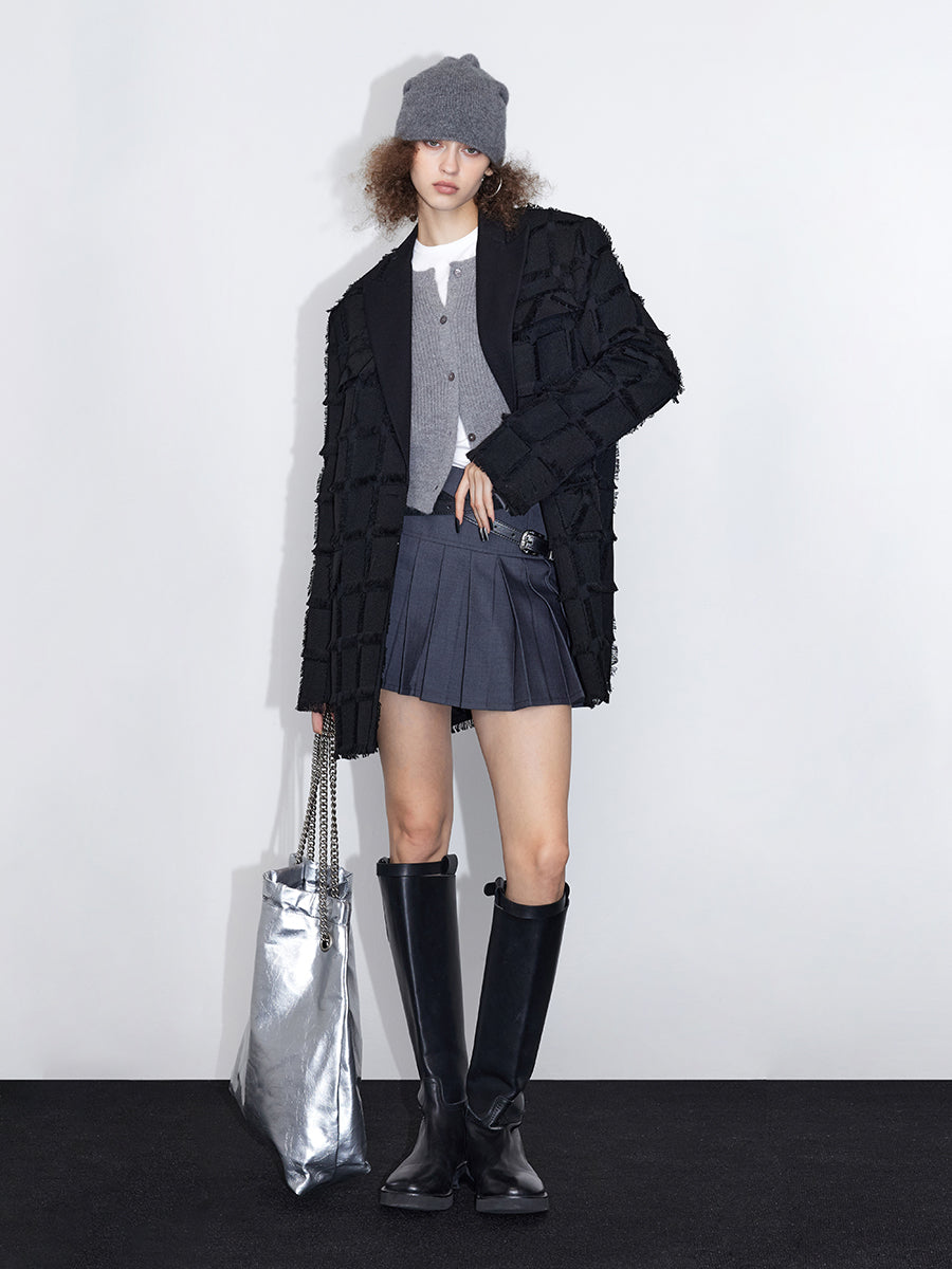 Tassel Damage Nichi Oversize Jacket