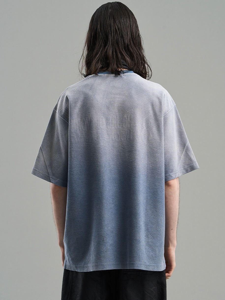 Gradation Reversible Oversize T-shirt