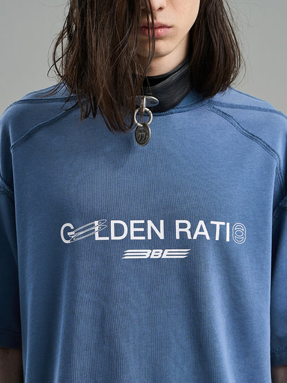 Gradation Reversible Oversize T-shirt