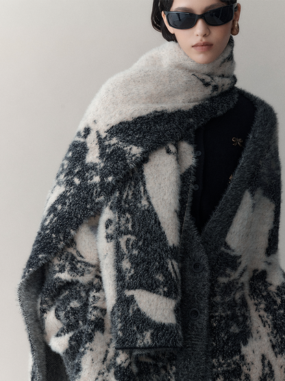 Speckled Wool Chic Muffler