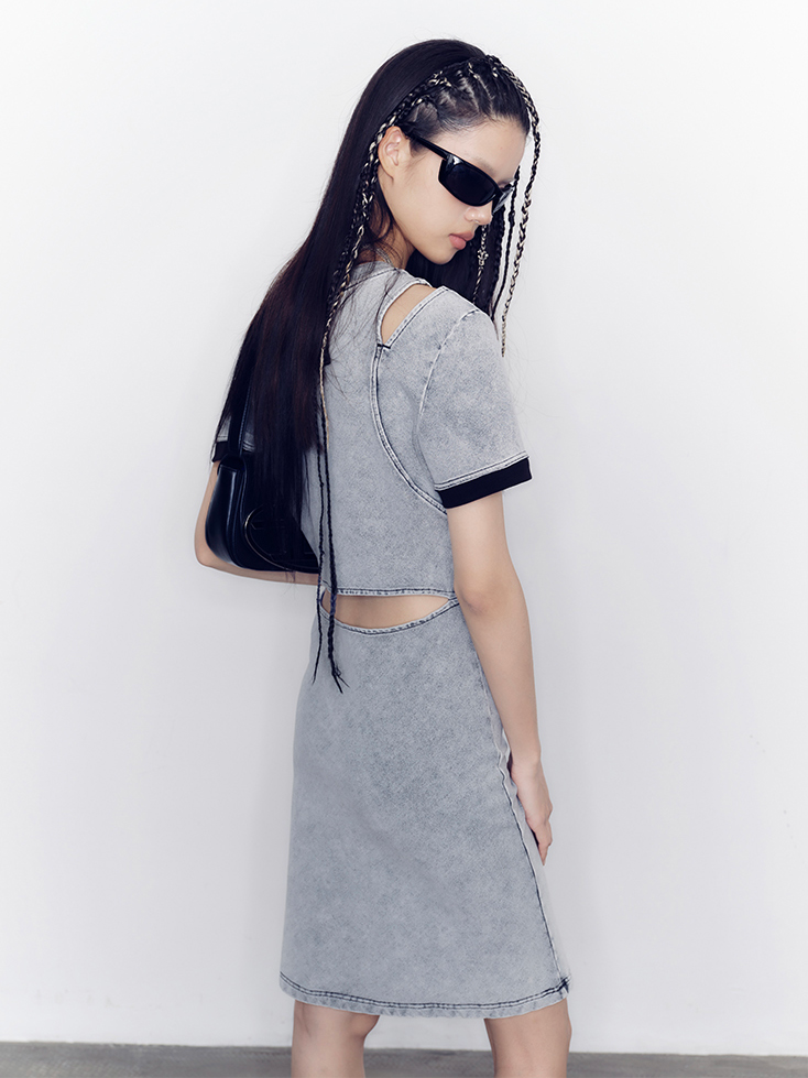 Short-Jacket Choker Vest One-Piece-NORTH NODE – ARCANA ARCHIVE