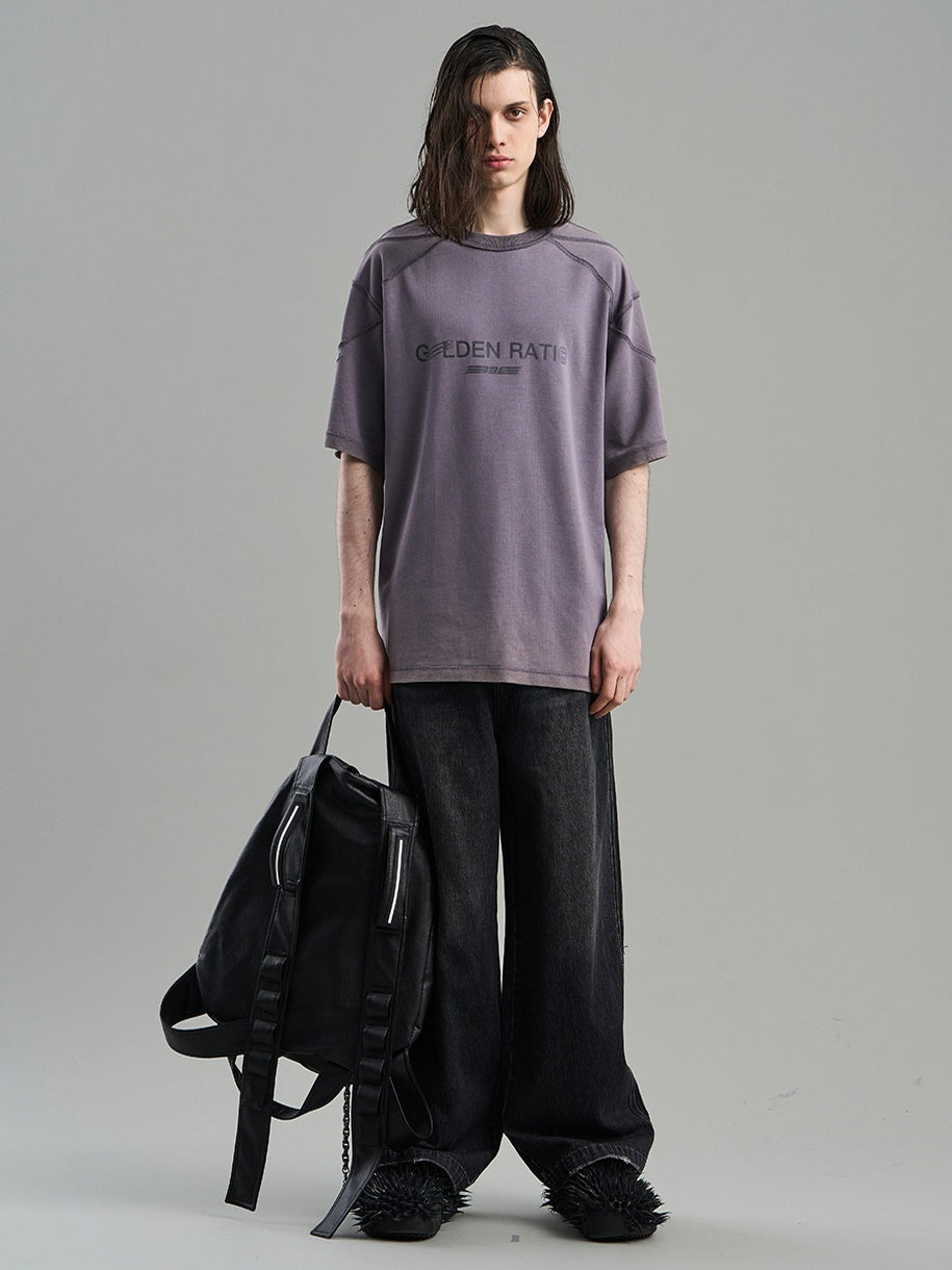 Gradation Reversible Oversize T-shirt