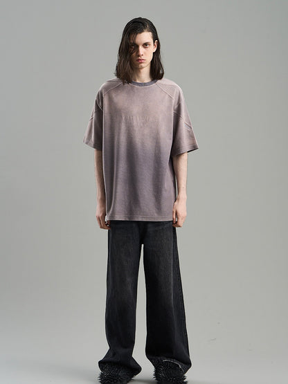 Gradation Reversible Oversize T-shirt