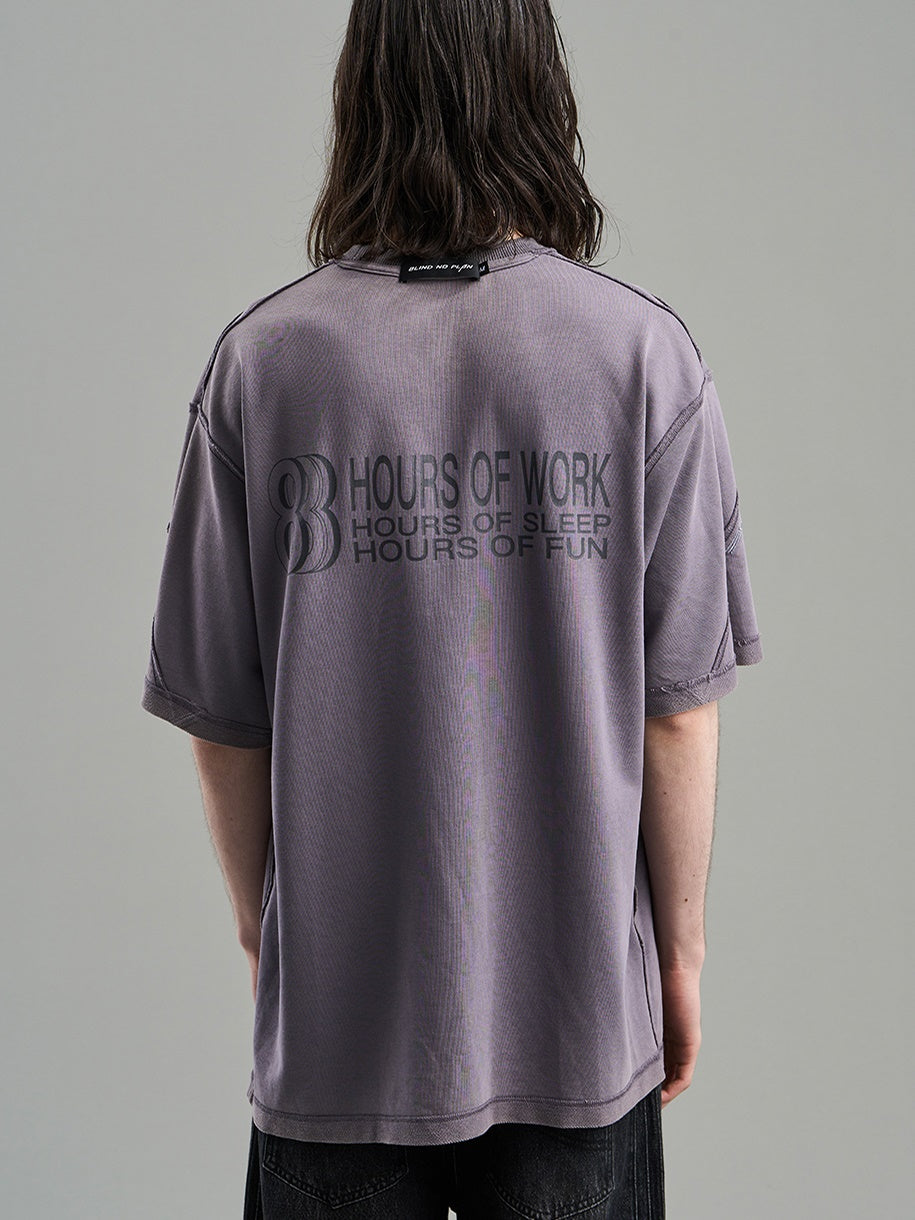 Gradation Reversible Oversize T-shirt