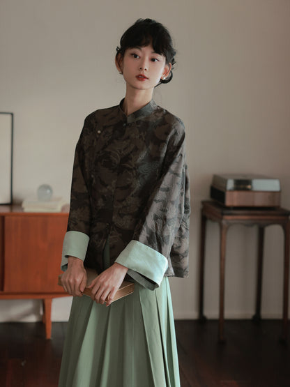 Embroidery Chic China Flower Jacket