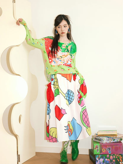 Character Pop Flower Fruit Fancy Cutsew