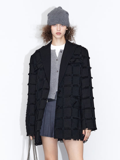 Tassel Damage Nichi Oversize Jacket