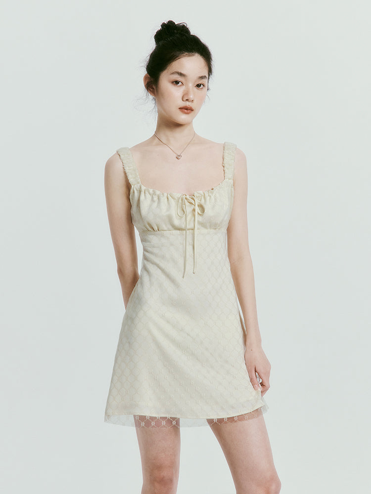 Lace Feminine Sheer Mini-One-Piece