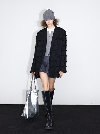 Tassel Damage Nichi Oversize Jacket