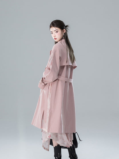 Long Classy Simple Oversize Trench-Coat