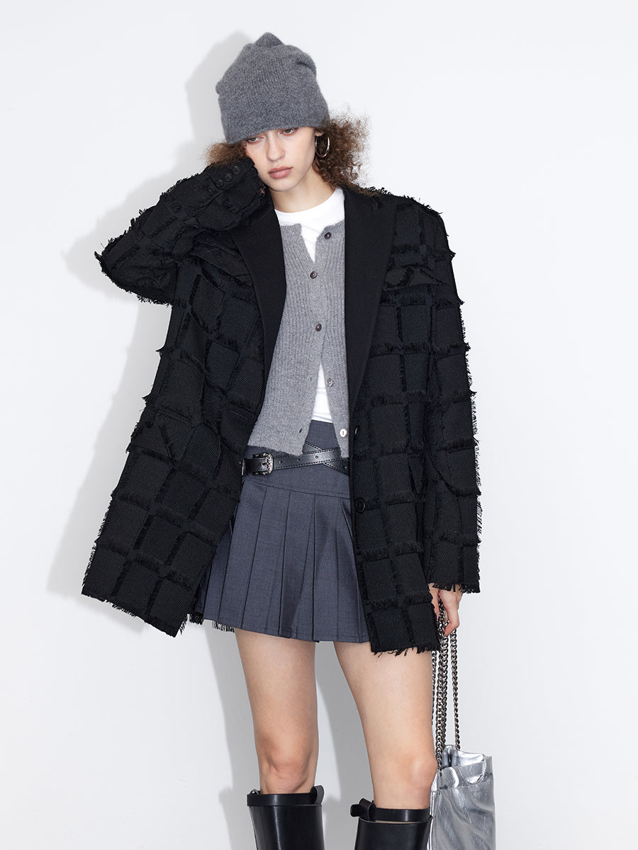 Tassel Damage Nichi Oversize Jacket