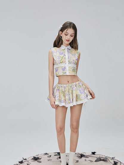 Blouse & Mini-Skirt Bijou Nichi Classy Butterfly Set-up – ARCANA ARCHIVE