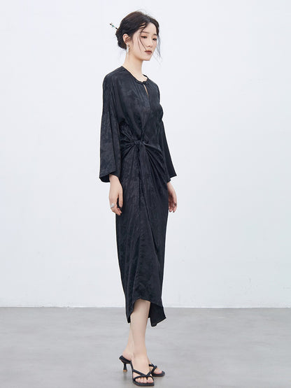 China-Dress Embroidery Drape Long One-Piece