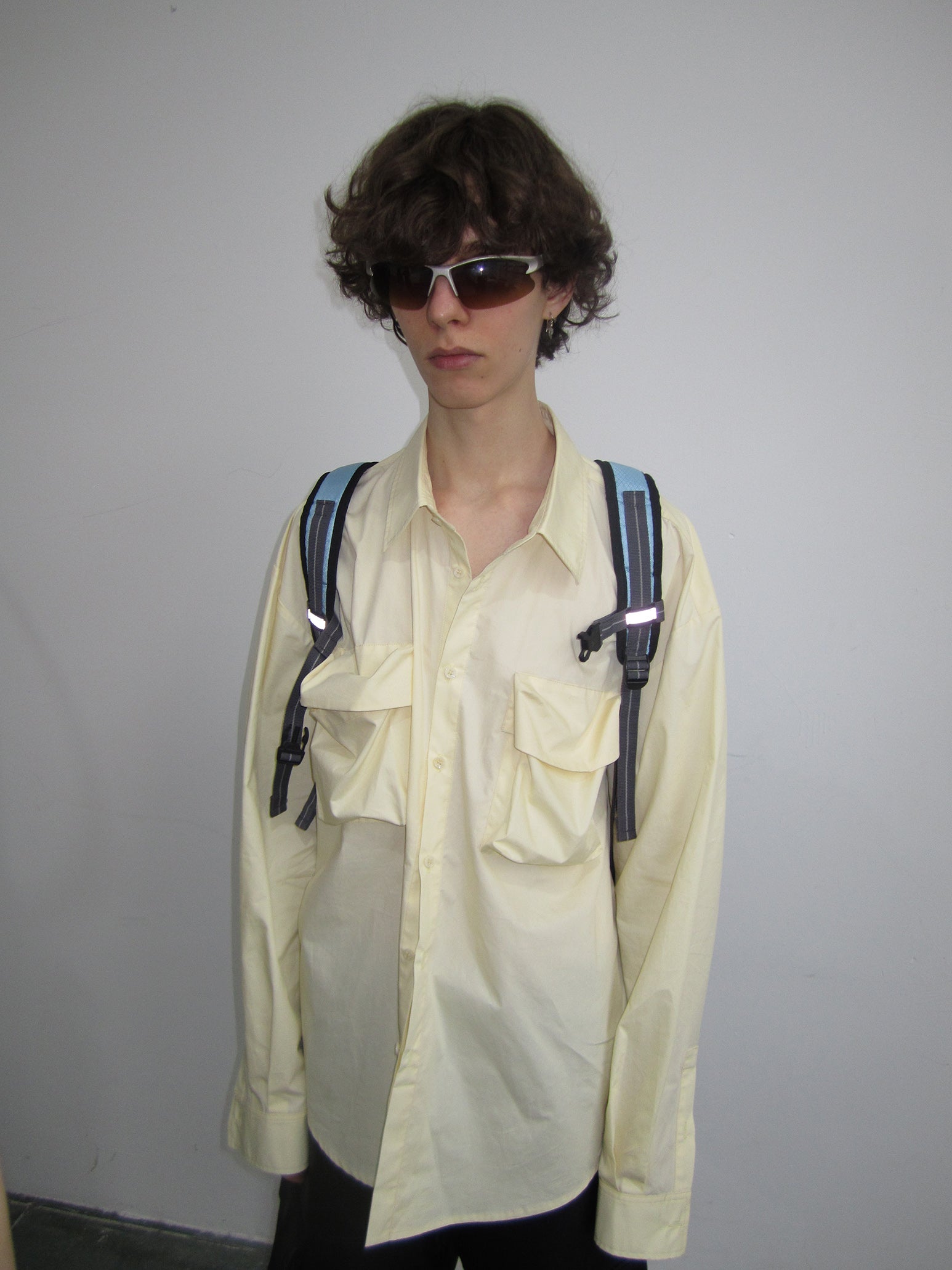 Unisex Big-Pocket Oversize Casual Shirt