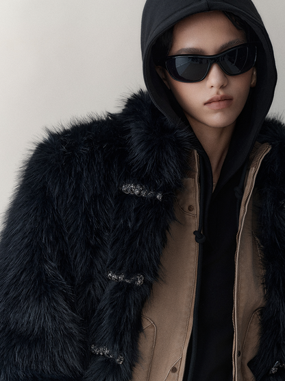 Ruxury Fluffily High-End Warm Elegant Fur-Jacket