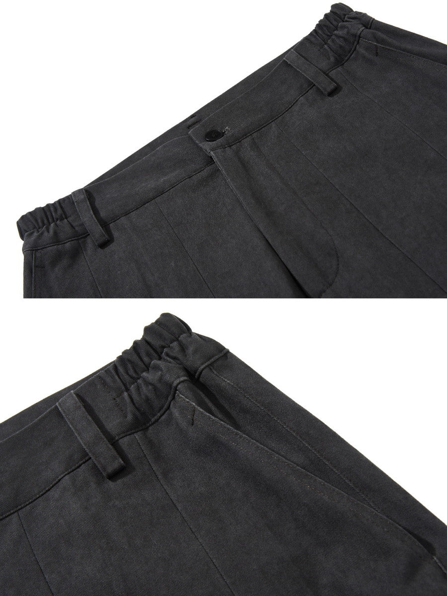 Strait tac simple pantalon lâche