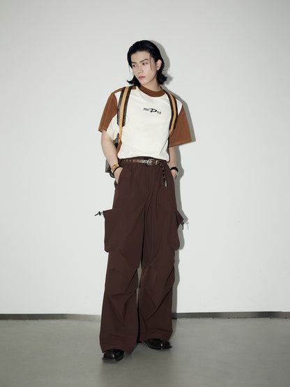 Unisex SIde-Pocket Wide-leg Casual Work-Pants Cargo-Pants