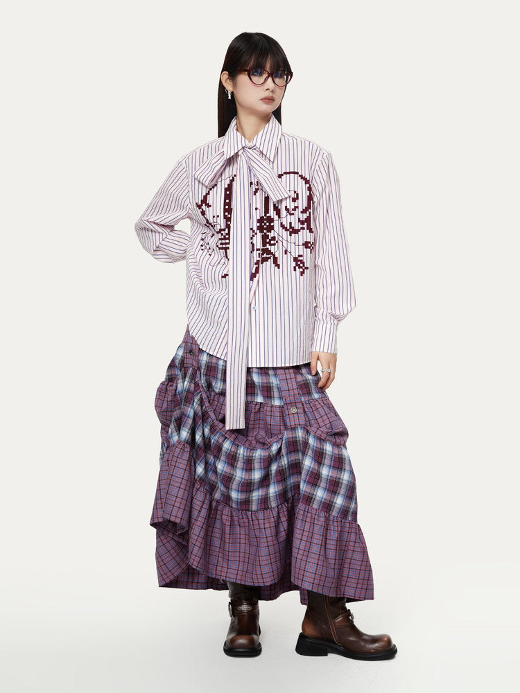 Logic Stripe Oversize Nichi Shirt