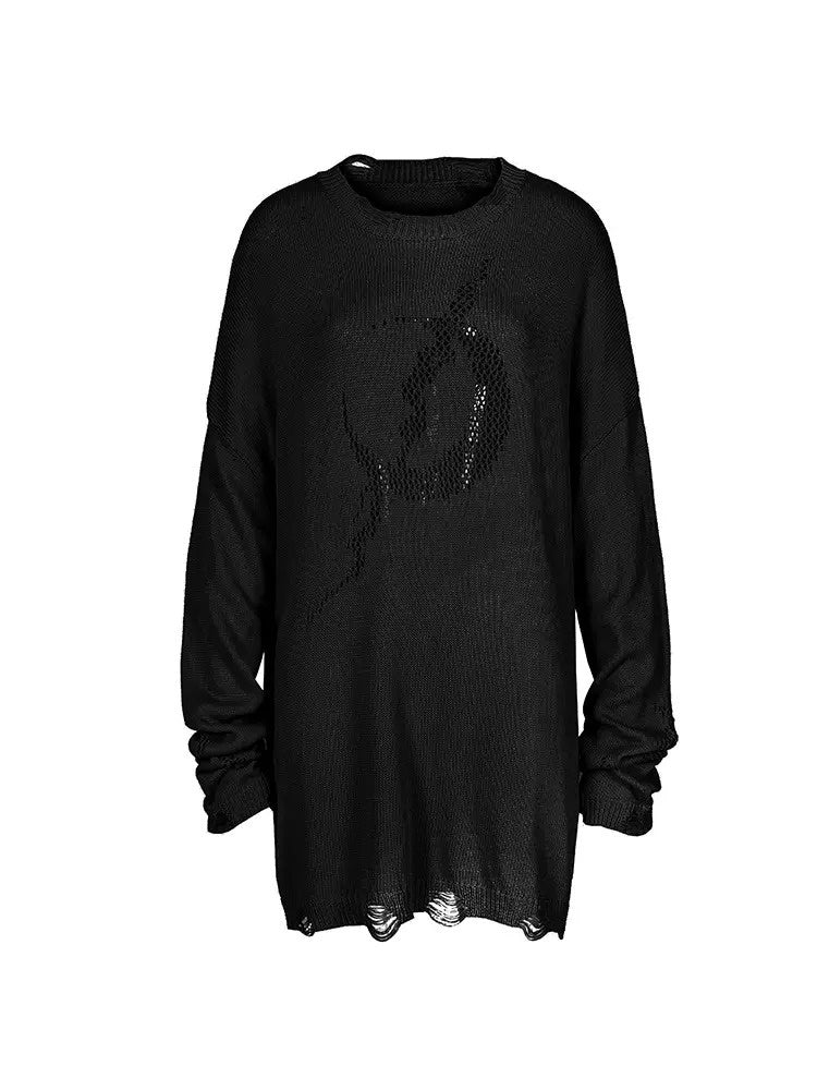 Hollow Loose Mesh Sweater