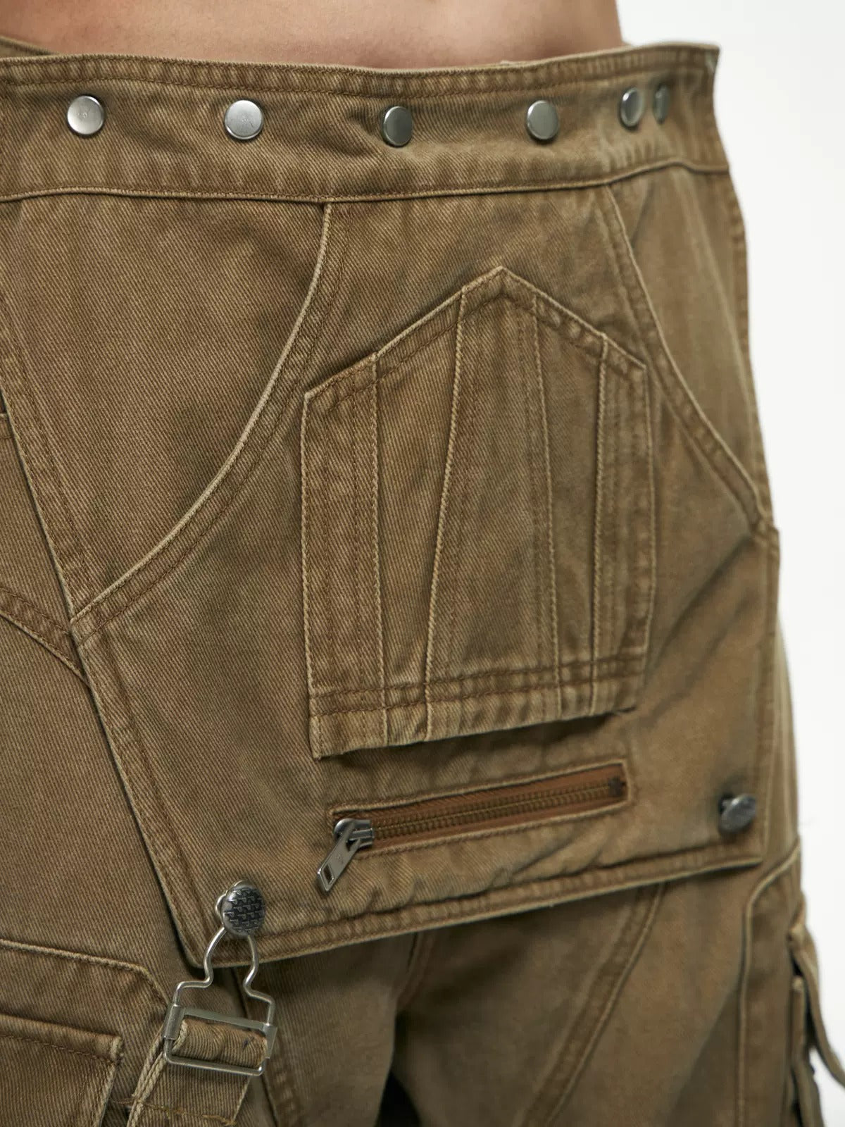 Detachable Multi-pocket Work Pants