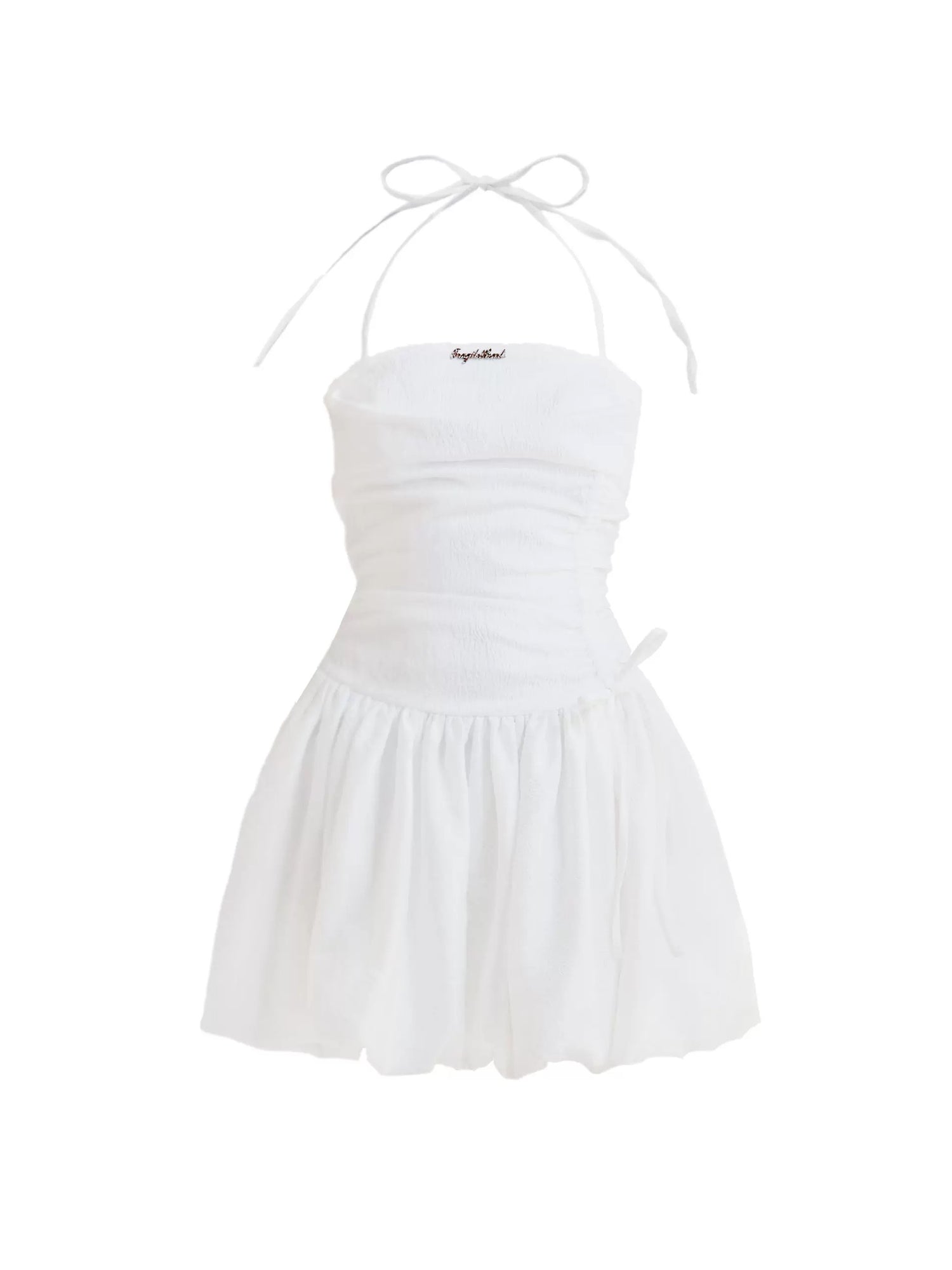 Halter Neck Strap Ballet Style Bud Dress