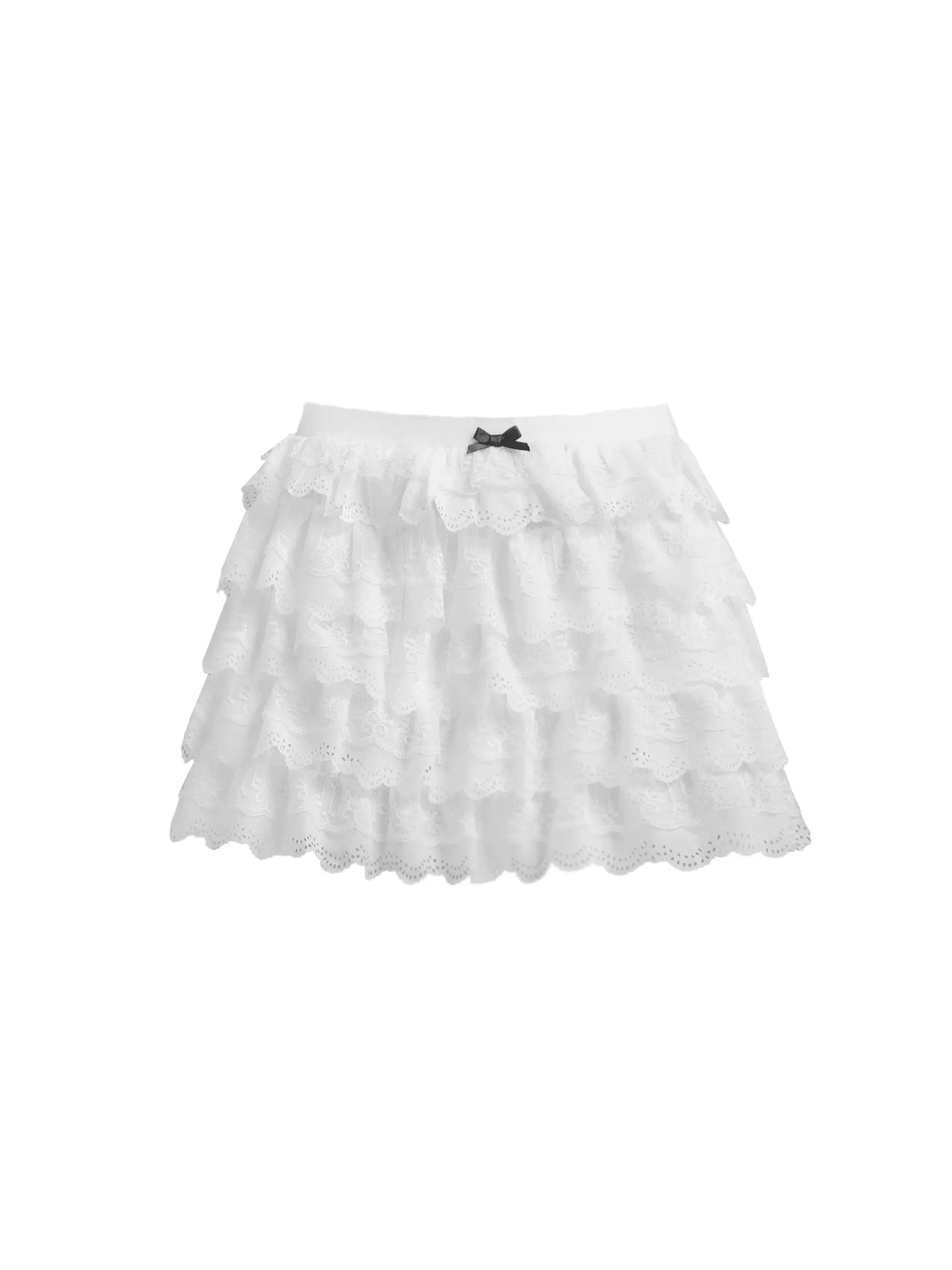 Multi-layered Lace Cake Skirt