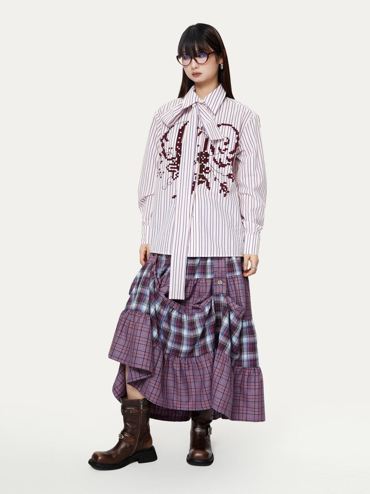 Logic Stripe Oversize Nichi Shirt