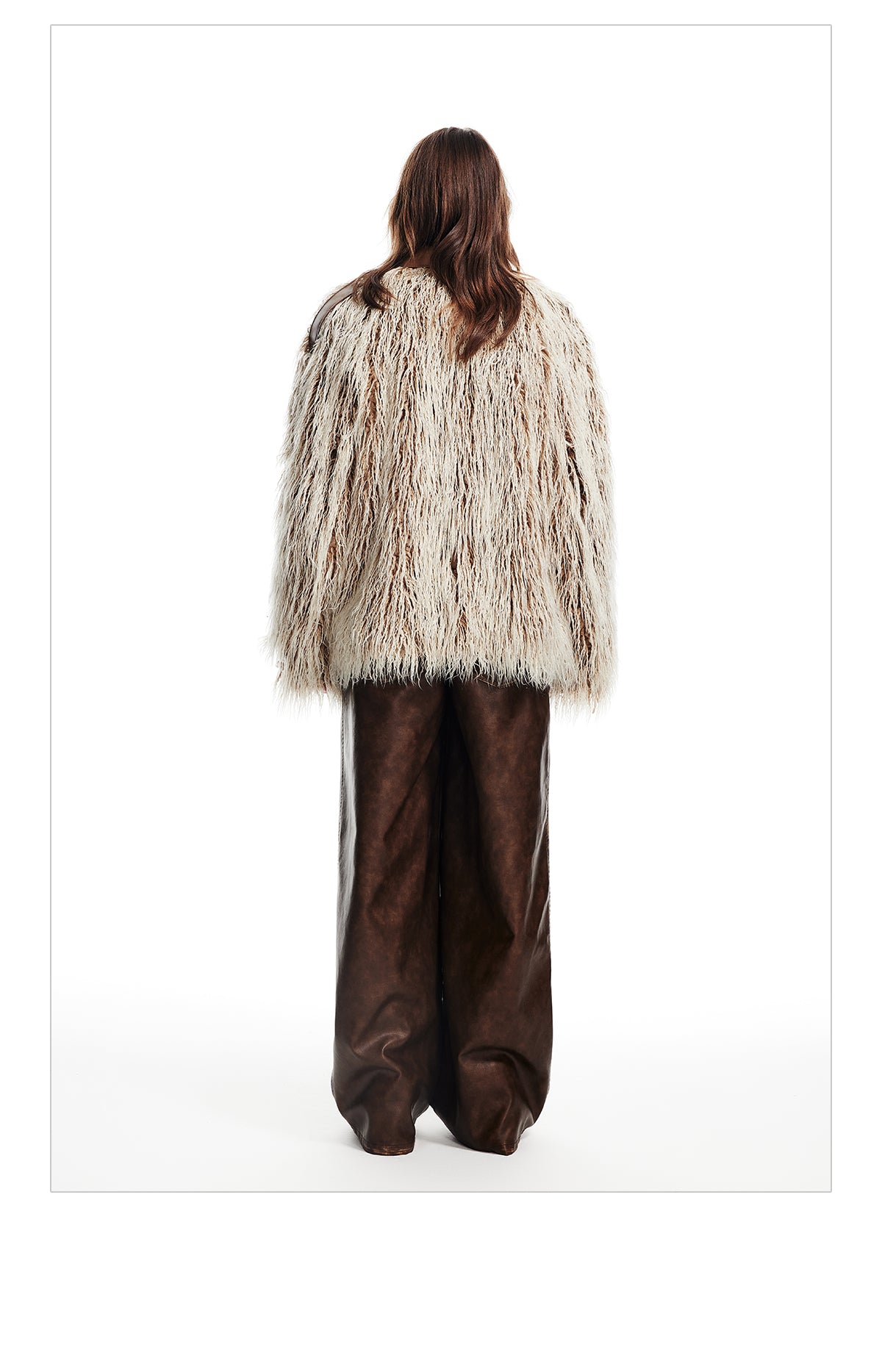 High-End-Nichi-Doppel-Zip-Leder-Mix-Retro Fur-Jacket