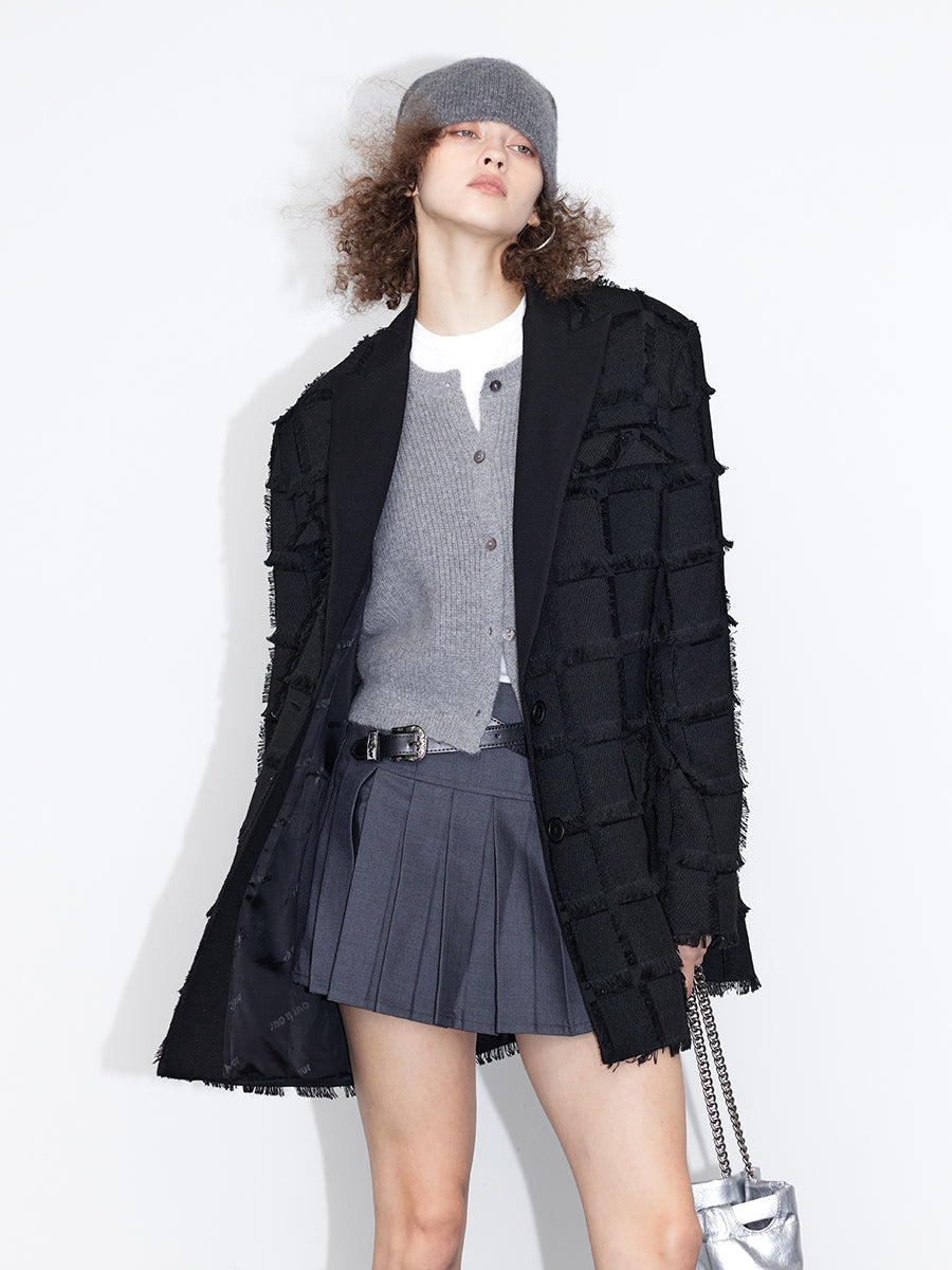 Tassel Damage Nichi Oversize Jacket